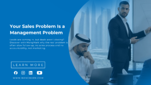 Sales management in Dubai – manager leading a sales team meeting